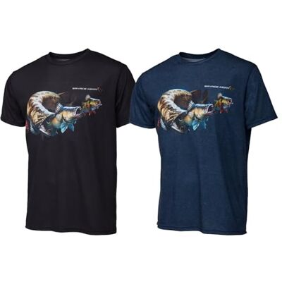 Savage Gear Cannibal T-Shirt – Quick-Dry, Breathable Fishing & Outdoor Shirt with Iconic Predator Print Lightweight, Moisture-Wicking & Performance Fit for Anglers, Campers & Hunters XXL Blue Savage Gear Cannibal T-Shirt – Quick-Dry, Breathable Fishing & Outdoor Shirt with Iconic Predator Print Lightweight, Moisture-Wicking & Performance Fit for Anglers, Campers & Hunters XXL Blue