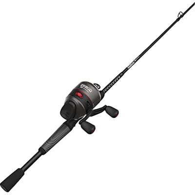 Zebco 33 Rhino Tough Spincast Reel and 2-Piece Fishing Rod Combo, 6.5-Foot Durable E-Glass Rod with ComfortGrip Handle, Quickset Anti-Reverse Fishing Reel with Bite Alert Zebco 33 Rhino Tough Spincast Reel and 2-Piece Fishing Rod Combo, 6.5-Foot Durable E-Glass Rod with ComfortGrip Handle, Quickset Anti-Reverse Fishing Reel with Bite Alert