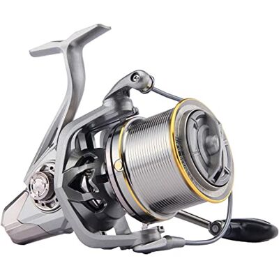 HAUT TON Spinning Reel NGK-8000 Advanced Version,17+1BB Graphite Frame Surf Fishing Reels,4.8:1 Gear Ratio 55LBs Max Drag Medium Long Casting Saltwater Monster Fish. HAUT TON Spinning Reel NGK-8000 Advanced Version,17+1BB Graphite Frame Surf Fishing Reels,4.8:1 Gear Ratio 55LBs Max Drag Medium Long Casting Saltwater Monster Fish.