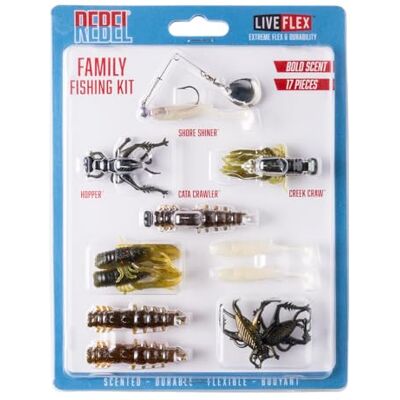 Rebel LIVEflex Family Fishing Kit Rebel LIVEflex Family Fishing Kit
