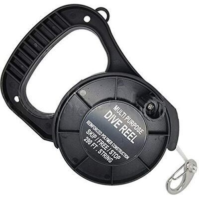 Scuba Choice Scuba Diving Multi Purpose Dive Reel, 290', Black Scuba Choice Scuba Diving Multi Purpose Dive Reel, 290', Black