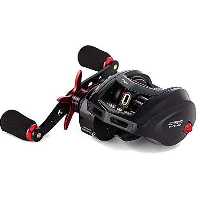 JOHNCOO Titan Baitcasting Reel Max Drag 13 Kgs Big Fish Fishing Reel for Saltwater and Freshwater Heavy Duty (Right Hand Retrieve) JOHNCOO Titan Baitcasting Reel Max Drag 13 Kgs Big Fish Fishing Reel for Saltwater and Freshwater Heavy Duty (Right Hand Retrieve)
