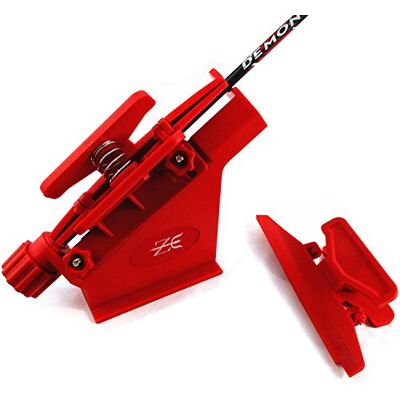 M.SJUMPPER ARCHERY Adjustable Fletching Jig Straight and Helix Tool with Clamp for DIY Archery Arrows M.SJUMPPER ARCHERY Adjustable Fletching Jig Straight and Helix Tool with Clamp for DIY Archery Arrows
