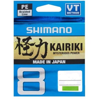 SHIMANO Kairiki 8, 300 Meter, Mantis Verde 0.230 mm/22.5 kg, Braided Fishing Line, 59Wpla68R07 SHIMANO Kairiki 8, 300 Meter, Mantis Verde 0.230 mm/22.5 kg, Braided Fishing Line, 59Wpla68R07