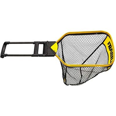 Frabill Trophy Haul Bearclaw 1418 Fishing Net, One Hand Designed Landing Net with built in Light, Black and Gold (FRBNX14L) Frabill Trophy Haul Bearclaw 1418 Fishing Net, One Hand Designed Landing Net with built in Light, Black and Gold (FRBNX14L)