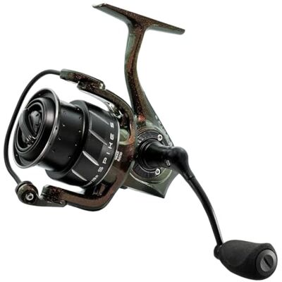 Abu Garcia Spinning Reel, SPIKE S Spinning Reels, Predator Fishing, Fresh water Angler, Perch, Pike, Zander, Black, 5.2:1 Gear Ratio, Robust & Lightweight, 7+1 Bearing Count Abu Garcia Spinning Reel, SPIKE S Spinning Reels, Predator Fishing, Fresh water Angler, Perch, Pike, Zander, Black, 5.2:1 Gear Ratio, Robust & Lightweight, 7+1 Bearing Count