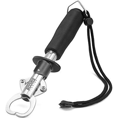 Booms Fishing G1 Sea Fishing Lip Gripper Grip Tools and Hold Fish with Tight Grip Largrst Modle Built-in Scale Booms Fishing G1 Sea Fishing Lip Gripper Grip Tools and Hold Fish with Tight Grip Largrst Modle Built-in Scale