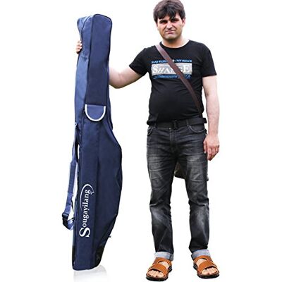 Sougayilang Soft Folding Travel Portable Pack Fishing Rod Case Carrier Bag Sougayilang Soft Folding Travel Portable Pack Fishing Rod Case Carrier Bag