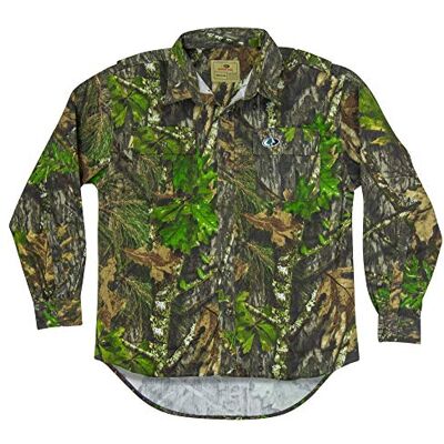 Mossy Oak Cotton Mill 2.0 Long Sleeve Camo Hunting Shirts for Men Mossy Oak Cotton Mill 2.0 Long Sleeve Camo Hunting Shirts for Men