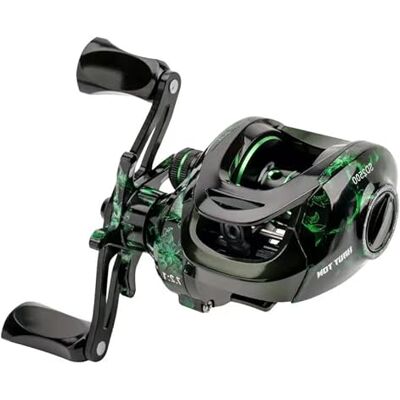 YKLP Fishing Baitcasting Reel, Baitcaster Fishing Reels with 18+1BB Stainless Steel Ball Bearings,Magnetic Braking System for Fishing Saltwater Freshwater, Available in 7.1: 1 YKLP Fishing Baitcasting Reel, Baitcaster Fishing Reels with 18+1BB Stainless Steel Ball Bearings,Magnetic Braking System for Fishing Saltwater Freshwater, Available in 7.1: 1