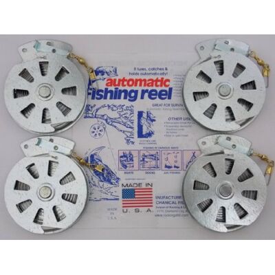 YO YO reel 4 Mechanical Fisher's Yo Yo Fishing Reels -Package of 4 Reels- Yoyo Fish Trap -(FLAT TRIGGER MODEL) by Mechanical Fisher YoYo Automatic Fishing Reel YO YO reel 4 Mechanical Fisher's Yo Yo Fishing Reels -Package of 4 Reels- Yoyo Fish Trap -(FLAT TRIGGER MODEL) by Mechanical Fisher YoYo Automatic Fishing Reel