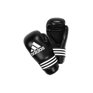 adidas Semi Contact Kickboxing Taekwondo Gloves Pro (Black/White, XLarge)