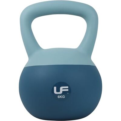 Urban Fitness Dual Soft Kettlebell, Soft-touch Base for Floor Protection, Comfortable Grip Design for Strength Sraining and Home Workouts, Durable Shell, 6kg, Blue Urban Fitness Dual Soft Kettlebell, Soft-touch Base for Floor Protection, Comfortable Grip Design for Strength Sraining and Home Workouts, Durable Shell, 6kg, Blue