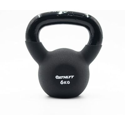 Athlyt Neoprene Kettlebell 6 kg, Black Athlyt Neoprene Kettlebell 6 kg, Black