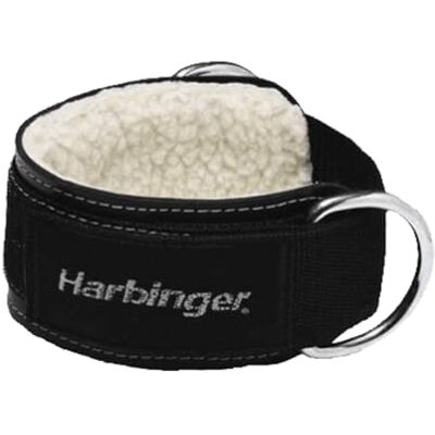Harbinger 3" Heavy Duty Ankle Cuff Ankle Support And Comfort Black; Plush Lining; Adjustable Customisable Fit; Even Pressure for More Comfort; Heavy-Duty Steel D Ring Attachment; for All Harbinger 3" Heavy Duty Ankle Cuff Ankle Support And Comfort Black; Plush Lining; Adjustable Customisable Fit; Even Pressure for More Comfort; Heavy-Duty Steel D Ring Attachment; for All