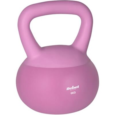 Rebel Electro Rebel Soft Kettlebell 6kg Soft PVC Safe Silent Hantel For Fitness Rebel Electro Rebel Soft Kettlebell 6kg Soft PVC Safe Silent Hantel For Fitness