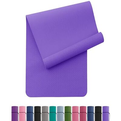 Narwhal Yoga Mat Non-Slip Fitness Mat Environmentally Friendly TPE Sports Mat with Carry Strap Gymnastics Mat for Pilates Yoga Workout 183 x 61 x 0.6 cm Narwhal Yoga Mat Non-Slip Fitness Mat Environmentally Friendly TPE Sports Mat with Carry Strap Gymnastics Mat for Pilates Yoga Workout 183 x 61 x 0.6 cm