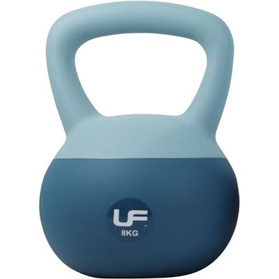 Urban Fitness Dual Soft Kettlebell, Soft-touch Base for Floor Protection, Comfortable Grip Design for Strength Sraining and Home Workouts, Durable Shell, 8kg, Blue Urban Fitness Dual Soft Kettlebell, Soft-touch Base for Floor Protection, Comfortable Grip Design for Strength Sraining and Home Workouts, Durable Shell, 8kg, Blue