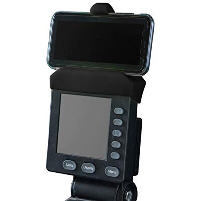 Vapor Fitness Phone Holder Made for PM5 Monitors of Rowing Machine, SkiErg and BikeErg Silicone Fitness Products (Black) Vapor Fitness Phone Holder Made for PM5 Monitors of Rowing Machine, SkiErg and BikeErg Silicone Fitness Products (Black)