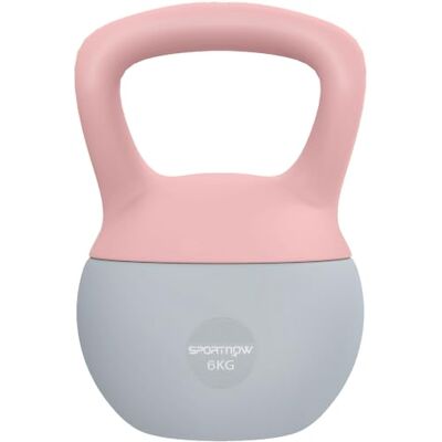 SPORTNOW 4/6/8/10/12kg Soft Kettlebell with Non Slip Handle Grey Kettle Bell, Home Gym, Weight Lifting, Strength Training SPORTNOW 4/6/8/10/12kg Soft Kettlebell with Non Slip Handle Grey Kettle Bell, Home Gym, Weight Lifting, Strength Training