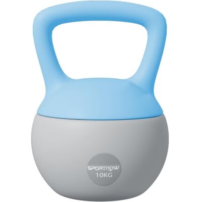 SPORTNOW 4/6/8/10/12kg Soft Kettlebell with Non Slip Handle Grey Kettle Bell, Home Gym, Weight Lifting, Strength Training SPORTNOW 4/6/8/10/12kg Soft Kettlebell with Non Slip Handle Grey Kettle Bell, Home Gym, Weight Lifting, Strength Training