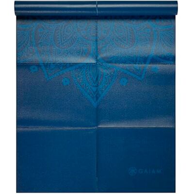 Gaiam Folding Yoga Travel Mat, 2mm, Foldable & Lightweight Folds Flat for Travel 2mm Slim Profile Non-Slip Texture Yoga, Pilates & Floor Workouts Gaiam Folding Yoga Travel Mat, 2mm, Foldable & Lightweight Folds Flat for Travel 2mm Slim Profile Non-Slip Texture Yoga, Pilates & Floor Workouts
