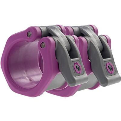 Lock-Jaw Barbell Collars Lock-Jaw HEX 50mm / 2" Olympic Barbell Collar Quick Release Barbell Clamp (Purple) Lock-Jaw Barbell Collars Lock-Jaw HEX 50mm / 2" Olympic Barbell Collar Quick Release Barbell Clamp (Purple)