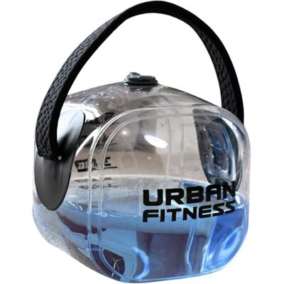 Urban Fitness Hydro Inertia Kettlebell, Inflatable Water Filled Training Weight with Foot Pump, Portable Functional Strength and Core Workout, 5kg Urban Fitness Hydro Inertia Kettlebell, Inflatable Water Filled Training Weight with Foot Pump, Portable Functional Strength and Core Workout, 5kg