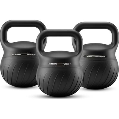 SQUATZ Kettlebell Set 7 kg 9 kg 11 kg Soft Weights, Classic Collection SQUATZ Kettlebell Set 7 kg 9 kg 11 kg Soft Weights, Classic Collection