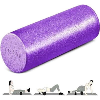 Yes4All High-Density EPP Round Back Roller Foam, Exercise Foam Roller for Yoga, Pilates & Stretching 30, 45, 60, 90 cm Yes4All High-Density EPP Round Back Roller Foam, Exercise Foam Roller for Yoga, Pilates & Stretching 30, 45, 60, 90 cm