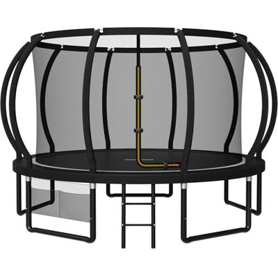 JUMMICO Garden Trampoline for Children, 6ft/7.5ft/10ft/12ft/14ft/16ft Trampoline Outdoor Safety net and Padded Poles for Children Indoor Outdoor Fitness,Maximum up to 150 kg JUMMICO Garden Trampoline for Children, 6ft/7.5ft/10ft/12ft/14ft/16ft Trampoline Outdoor Safety net and Padded Poles for Children Indoor Outdoor Fitness,Maximum up to 150 kg