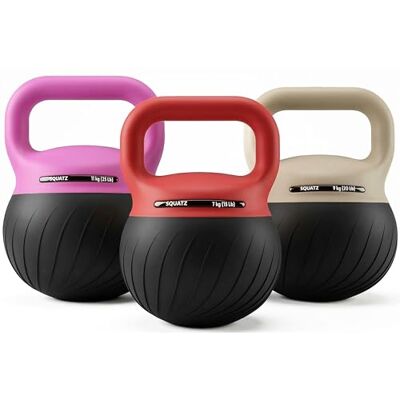 SQUATZ Kettlebell Set 7 kg 9 kg 11 kg Soft Weights, Sunrise Collection SQUATZ Kettlebell Set 7 kg 9 kg 11 kg Soft Weights, Sunrise Collection