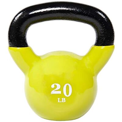 Fitvids Everyday Essentials All-Purpose Color Vinyl Coated Kettlebell Fitvids Everyday Essentials All-Purpose Color Vinyl Coated Kettlebell