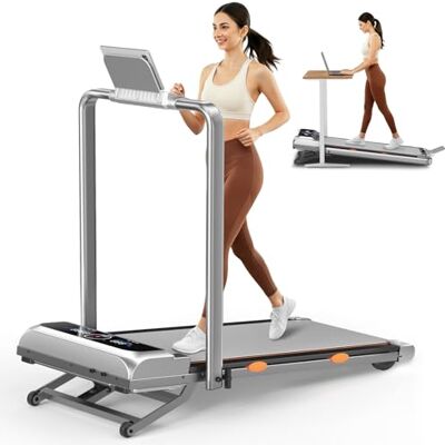 Rayspace Walking Pad with 15% 12-Level Auto Incline & Handle Bar, 450 lbs Capacity UI Screen, 3.5HP Quiet Under Desk Treadmill, Speaker, APP & Remote Control, Foldable Treadmills for Home/ Rayspace Walking Pad with 15% 12-Level Auto Incline & Handle Bar, 450 lbs Capacity UI Screen, 3.5HP Quiet Under Desk Treadmill, Speaker, APP & Remote Control, Foldable Treadmills for Home/