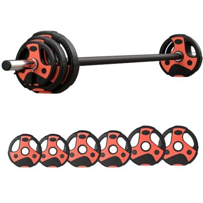 SPORTNOW - Barbell Set - 20kg - Barbell weights set SPORTNOW - Barbell Set - 20kg - Barbell weights set