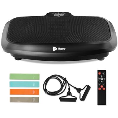 Lifepro Vibration Plate Exercise Machine For Weight Loss Turbo 3D Dual Motor Oscillation & Pulsation, Whole Body Workout Exercise Equipment For Home Use 99 Speed Level Black Lifepro Vibration Plate Exercise Machine For Weight Loss Turbo 3D Dual Motor Oscillation & Pulsation, Whole Body Workout Exercise Equipment For Home Use 99 Speed Level Black