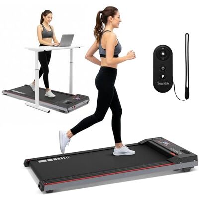 SereneLife Portable Walking Pad, Ultra Slim Under Desk Treadmill for Home or Office, Quiet 2.5HP Motor, LED Display and Remote Control, Compact Treadmill for Home and Office Fitness SereneLife Portable Walking Pad, Ultra Slim Under Desk Treadmill for Home or Office, Quiet 2.5HP Motor, LED Display and Remote Control, Compact Treadmill for Home and Office Fitness