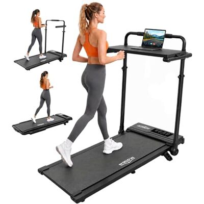 DR.GYMlee 3 in 1 Walking Pad with 7% Incline, Folding Desk Treadmill for Home Office, 1-12KM/H Under Desk Treadmill with Adjustable Handle & Removable Workstation, Quiet 2.5HP Motor DR.GYMlee 3 in 1 Walking Pad with 7% Incline, Folding Desk Treadmill for Home Office, 1-12KM/H Under Desk Treadmill with Adjustable Handle & Removable Workstation, Quiet 2.5HP Motor