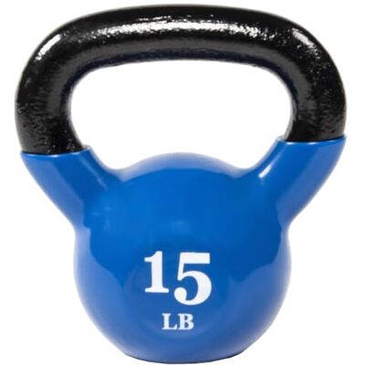 Fitvids Everyday Essentials All-Purpose Color Vinyl Coated Kettlebell Fitvids Everyday Essentials All-Purpose Color Vinyl Coated Kettlebell