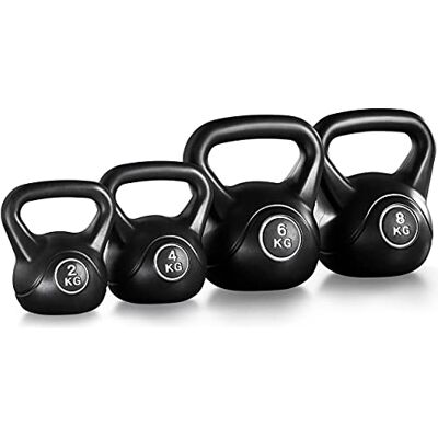 Yaheetech 20kg Kettlebell Set 4pcs Kettle Bell Weight Set 20kg Heavy Weights Sets 2kg 4kg 6kg 8kg Kettlebells for Home Fitness Strength Training Yaheetech 20kg Kettlebell Set 4pcs Kettle Bell Weight Set 20kg Heavy Weights Sets 2kg 4kg 6kg 8kg Kettlebells for Home Fitness Strength Training