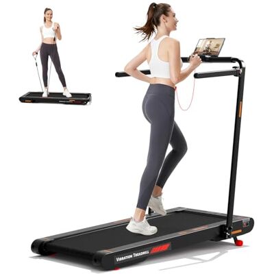 Sperax 4‑in‑1 Foldable Vibration Walking Pad, 2.5HP Home Treadmill, 12 km/h Max Speed, 6% Incline, LED Display, App & Remote Control Compatible Sperax 4‑in‑1 Foldable Vibration Walking Pad, 2.5HP Home Treadmill, 12 km/h Max Speed, 6% Incline, LED Display, App & Remote Control Compatible