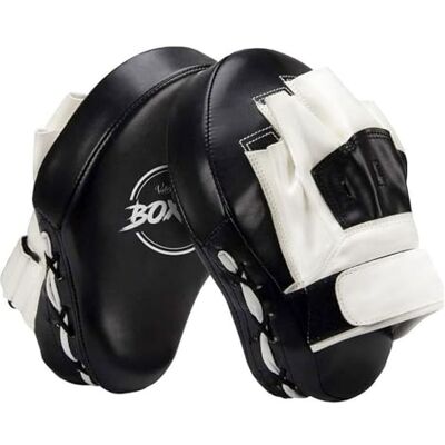 Valleycomfy Boxing Curved Focus Punching Mitts- Leatherette Training Hand Pads,Ideal for Karate, Muay Thai Kick, Sparring, Dojo, Martial Arts Valleycomfy Boxing Curved Focus Punching Mitts- Leatherette Training Hand Pads,Ideal for Karate, Muay Thai Kick, Sparring, Dojo, Martial Arts