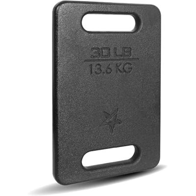 Yes4All 60DA Cast Iron Rucking Weight Plate for Backpack, 13,6 KG 30 POUND, Black Yes4All 60DA Cast Iron Rucking Weight Plate for Backpack, 13,6 KG 30 POUND, Black