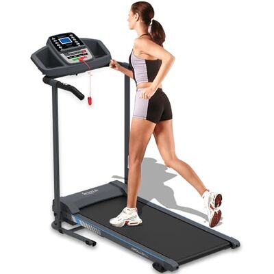 SereneLife Electric Folding Treadmill Exercise Machine Smart Compact Digital Fitness Treadmill Workout Trainer w/Bluetooth App Sync, Manual Incline Adjustment, For Walking, Running, Gym SLFTRD20 SereneLife Electric Folding Treadmill Exercise Machine Smart Compact Digital Fitness Treadmill Workout Trainer w/Bluetooth App Sync, Manual Incline Adjustment, For Walking, Running, Gym SLFTRD20