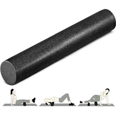 Yes4All High-Density EPP Round Back Roller Foam, Exercise Foam Roller for Yoga, Pilates & Stretching 30, 45, 60, 90 cm Yes4All High-Density EPP Round Back Roller Foam, Exercise Foam Roller for Yoga, Pilates & Stretching 30, 45, 60, 90 cm