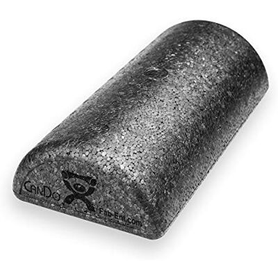 Cando 30-2291 Foam roller half-round / Fascial roll / Massage roll Pilates, Physio, Yoga, trigger point, 31 x 15 x 10 cm, black Cando 30-2291 Foam roller half-round / Fascial roll / Massage roll Pilates, Physio, Yoga, trigger point, 31 x 15 x 10 cm, black