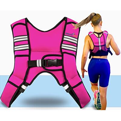 Gymnastics Power Weighted Vest 6lbs 3Kg Removable Weights, Machine Washable. Body Weight Vest, Size-Adjustable Workout Equipment for Training, Running for Men Women Gymnastics Power Weighted Vest 6lbs 3Kg Removable Weights, Machine Washable. Body Weight Vest, Size-Adjustable Workout Equipment for Training, Running for Men Women