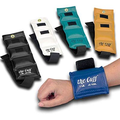 Patterson Medical Cuff Weights, Colour-Coded Cuff Weights with Contoured Design for Comfortable Fit on Wrist or Ankle, Ideal for Strength Training and Rehabilitation, Tan, 8kg Patterson Medical Cuff Weights, Colour-Coded Cuff Weights with Contoured Design for Comfortable Fit on Wrist or Ankle, Ideal for Strength Training and Rehabilitation, Tan, 8kg