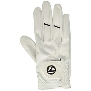 TaylorMade Men's Stratus Tech Golf Glove, White, Small