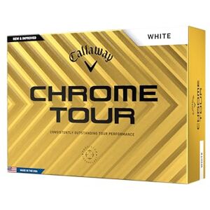 Callaway Golf Chrome Tour Golf Ball, White Callaway Golf Chrome Tour Golf Ball, White